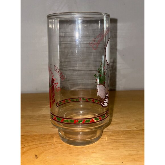 Holly Hobbie Coca-Cola Christmas Glass Limited Edition American Greetings Corp - Picture 4 of 9